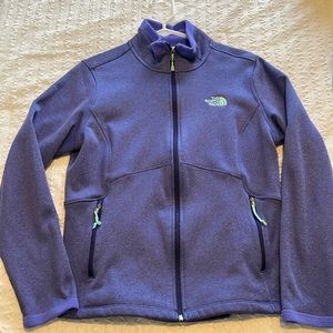 North Face women's zip up jacket - size L